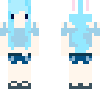 blue bunny girl
