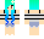 blue summer girl
