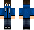 chico de azul