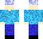 man in blue