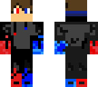 red and blue