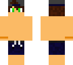 cute boy in trunks