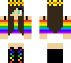 rainbow girl edit