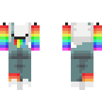 rainbow overalls base