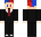 red and blue tuxedo