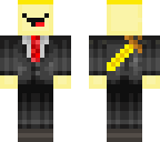 banana in suit