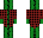 cactus in plaid