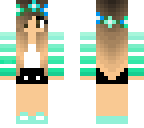mint flower girl