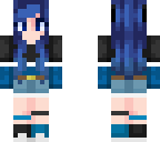 blue wolf girl