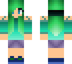 green blue skin