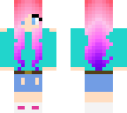 pink sunset girl