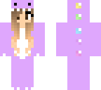 purple dino girl cute