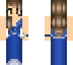 beautiful blue  prom dress