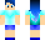 blue girl