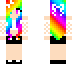 cute rainbow girl