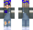 blue flower crown boy