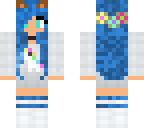 blue girl