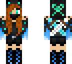 blue ninja girl