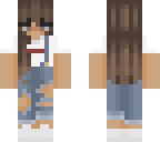'chibi' overall girl