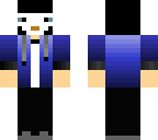 blue hooded penguin