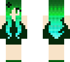 green blue dress