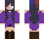 purple dress