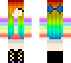 rainbow girl with better bow