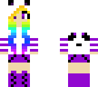 rainbow panda girl