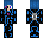 blue cyborg