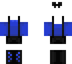 blue suspenders outfit base