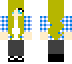 simple plaid girl