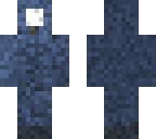 blue hazmat suit