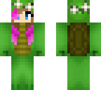 turtle girl with pink hair
