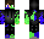 green and blue
