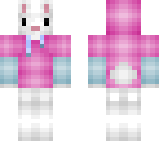 pink and pastel blue hoodie