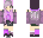 purple elven girl