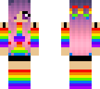 rainbow girl