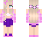 cute purple summer girl