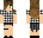 grey plaid girl