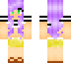 summer girl has a swimming suit under first laye