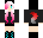 edit of shy wolf girl