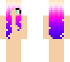 hair base with skin and eye's