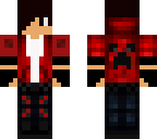 long hair boy red