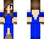 medieval girl blue ballgown