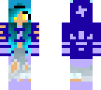 blue girl