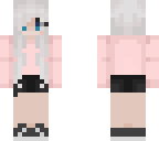edited pink hoodie girl