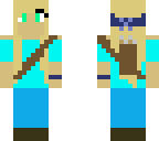 light blue team archer