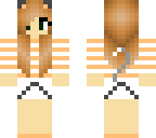 orange pastel kitty