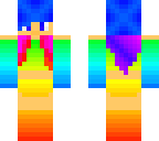 rainbow pink blue
