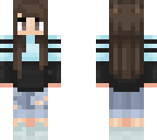 sky blue girl edit